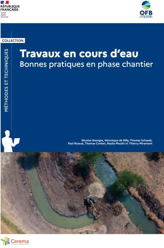 Couverture du document travaux en cours d'eau bonnes pratiques en phase chantier